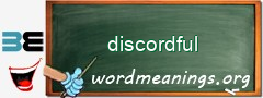 WordMeaning blackboard for discordful
